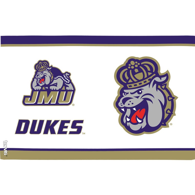 Tervis Made in USA Double Walled James Madison University JMU Dukes Insulated Tumbler Cup Keeps Drinks Cold & Hot, 16oz, Tradition - Image 2